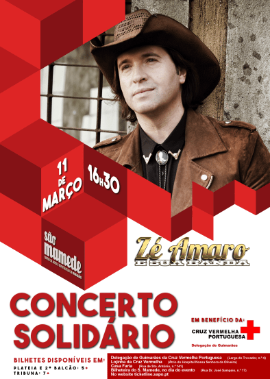 cartaz ze amaro